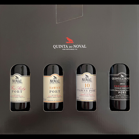 Adventskalender 2024 med portvin fra Quinta do Noval - 4 x 37,5 cl