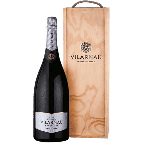 Vilarnau Cava Brut Reserva NV Magnum i trækasse